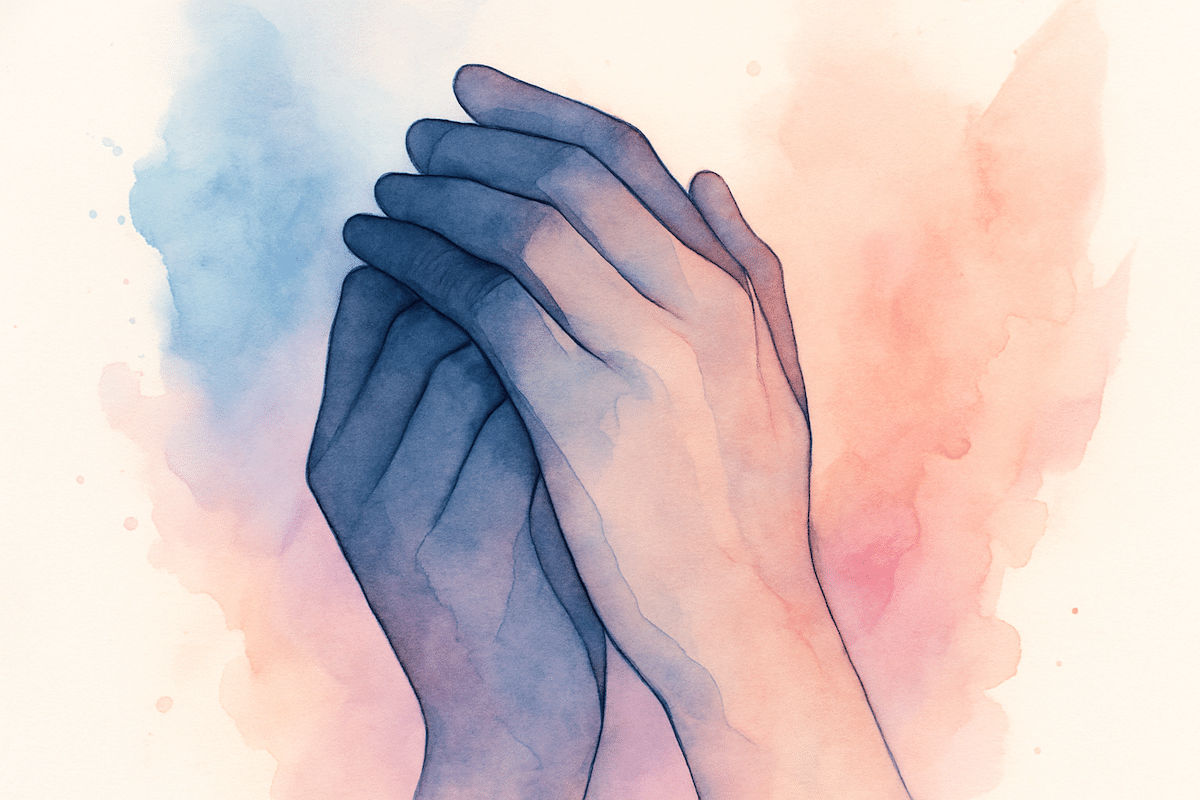 Lifeskills Behavioral Health - blog image - skinpicking - watercolor of hands